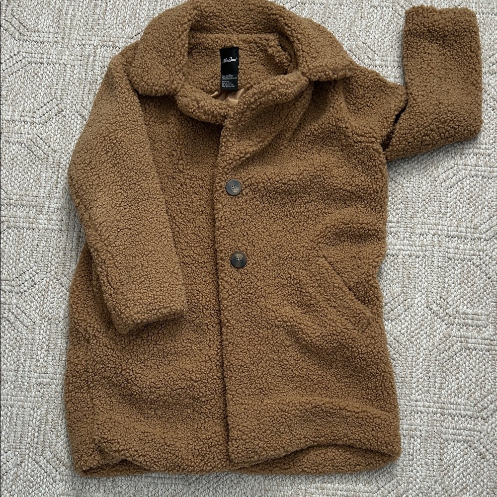 Me Jane Camel Faux Fur Jacket
